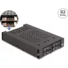 Delock 3.5  Mobil állvány 4 x M.2 NVMe SSD-hez OcuLink SFF-8612 konnektorral
