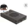 Delock 3.5  Mobil állvány 2 x M.2 NVMe SSD-hez Slim SAS SFF-8654 konnektorral
