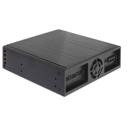 Delock HDD Rack - 47220 (5.25” helyre beépíthető 4 x 2.5” SATA HDD / SSD-hez)