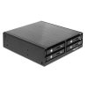 Delock HDD Rack - 47220 (5.25” helyre beépíthető 4 x 2.5” SATA HDD / SSD-hez)