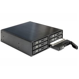   Delock HDD Rack - 47221 (5.25” helyre beépíthető 6 x 2.5” SATA HDD / SSD-hez)