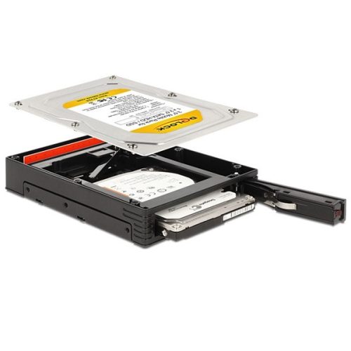 Delock HDD Ház - 47224 (2.5" SATA HDD/SSD, mobilrack)