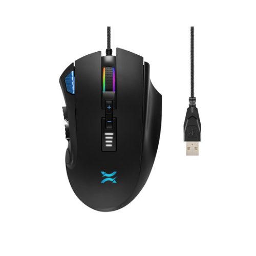 NOXO Mouse NOXO Nightmare Gaming egér 5000dpi, RGB