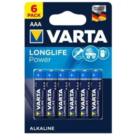   Varta Longlife Power AAA (LR03) alkáli mikro ceruza elem 6 db/bliszter