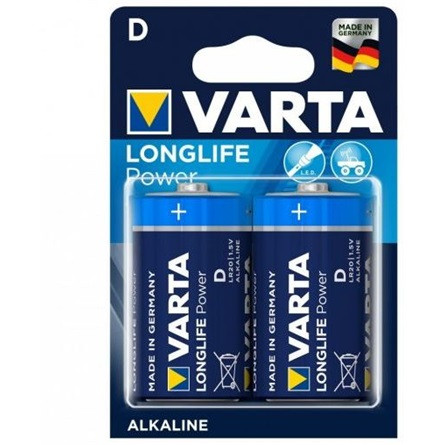 VARTA Longlife Power D (LR20) alkáli góliát elem 2db/bliszter