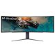 LG 49” 49GR85DC-B 32:9 UltraGear™ 32:9 dupla QHD, ívelt gamer monitor 240 Hz