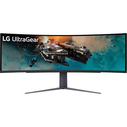 LG 49GR85DC UltraGear 49" ívelt VA LED gaming monitor fekete 240Hz FreeSync Premium Pro