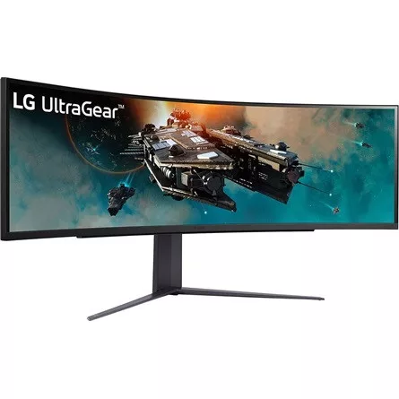 LG 49GR85DC UltraGear 49" ívelt VA LED gaming monitor fekete 240Hz FreeSync Premium Pro