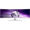 Philips Evnia 8000 49" ívelt Quantum Dot OLED gaming monitor fehér 144Hz FreeSync Premium Pro