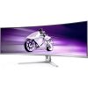 Philips Evnia 8000 49" ívelt Quantum Dot OLED gaming monitor fehér 144Hz FreeSync Premium Pro