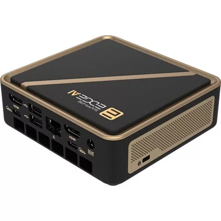 SAPPHIRE EDGE AI 340 BAREBONE WITH WIFI / BT MODULE, VESA MOUNT, POWER ADAPTER AND POWER CORD W/O SSD AND MEMORY