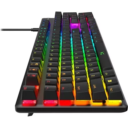 HP HyperX Alloy Origins USB angol (US) gaming HyperX Red mechanikus billentyűzet fekete