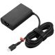 Lenovo Slim GaN 65W notebook hálózati töltő adapter fekete