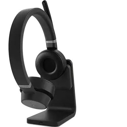 Lenovo Go Wireless ANC with Charging Stand fejhallgató headset + dokkoló fekete-szürke