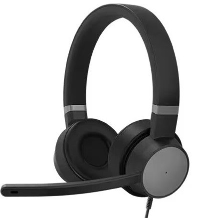 Lenovo Go Wired ANC fejhallgató headset fekete