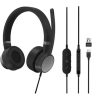 Lenovo Go Wired ANC fejhallgató headset fekete