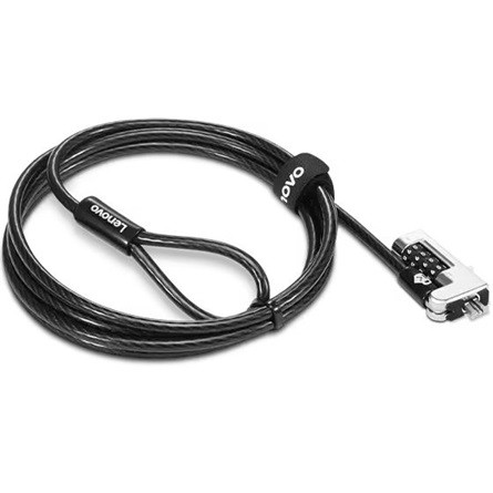 Lenovo NanoSaver Combination Cable Lock notebook biztonsági zár fekete