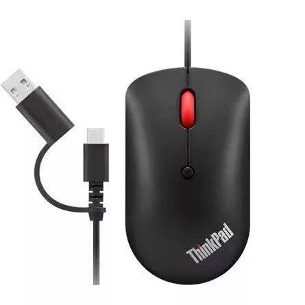 LENOVO-COM LENOVO Vezetékes egér - USB-C Compact