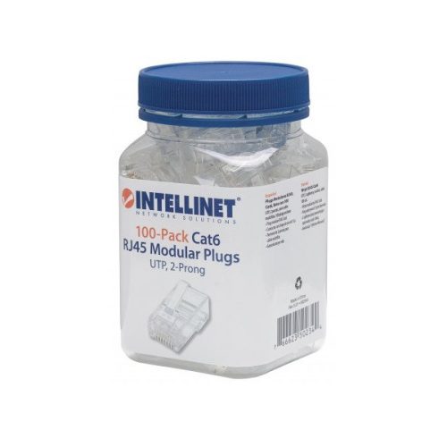 Manhattan Csatlakozó - 100db RJ-45 dugó Cat5/Cat5e/Cat6