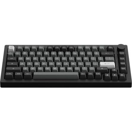 Akko 5075B Plus Black&Silver Bluetooth / vezeték nélküli / USB-C angol gaming V3 Silver Pro mechanikus billentyűzet