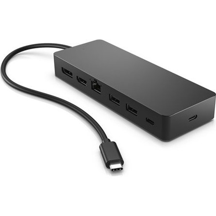 HP Universal Multiport Hub for Business 7-port 65W USB-C dokkoló fekete