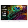 SHARP 50JP7265E 50"/126cm 4K Ultra HD QLED MiniLED Google TV Harman/Kardon hangszórókkal, 3840x2160, 4xHDMI/2xUSB
