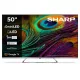 SHARP 50JP7265E 50"/126cm 4K Ultra HD QLED MiniLED Google TV Harman/Kardon hangszórókkal, 3840x2160, 4xHDMI/2xUSB