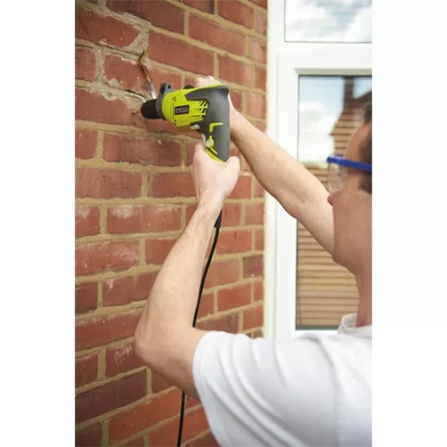 Ryobi 500W ütvefúró, 360° fokban elfordítható fogantyú, mélységmérő - RPD500-G