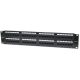 Manhattan Patch panel - CAT5e UTP patch panel, 48 portos, 2U, Fekete