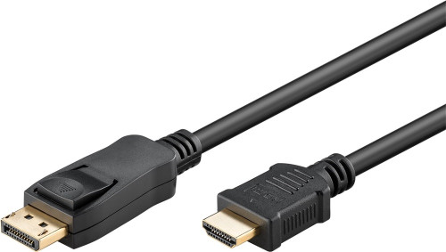 Goobay Displayport-HDMI kábel, 2 m, fekete