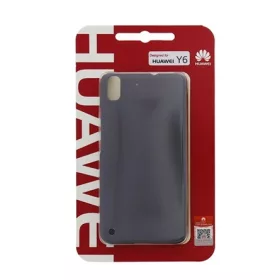   Huawei Y6 HUAWEI műanyag telefonvédő ultravékony, 0.8mm, SZÜRKE