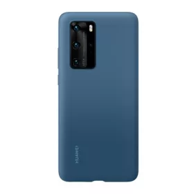 Huawei P40 Pro 5G HUAWEI szilikon telefonvédő SÖTÉTKÉK