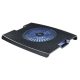 Hama Notebook hűtőpad - 53049 Wave (Max.: 15,6", 23 dB, 15 cm venti, LED, fekete)