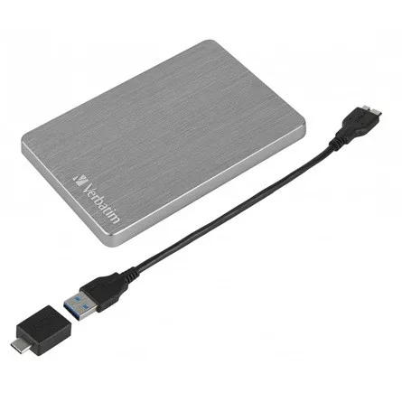 Verbatim Store n Go ALU 2TB USB-A/C 3.2 Gen1 2,5" külső HDD szürke
