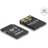 Delock 256GB 54091 UHS-1 U3  V30 A1 SDXC Express memóriakártya BOX fekete
