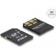 Delock 256GB 54091 UHS-1 U3  V30 A1 SDXC Express memóriakártya BOX fekete