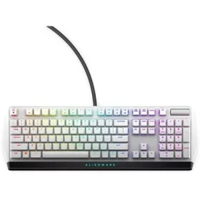   Dell Alienware AW510K Low-profile USB angol (US) gaming billentyűzet ezüst (Cherry MX Red)