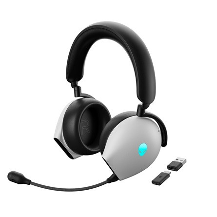 Dell Alienware Tri-Mode AW920H gaming fejhallgató headset fehér