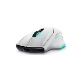   Dell Alienware AW620M optikai vezeték nélküli gaming egér (Lunar Light) fehér