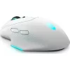 Dell Alienware AW620M optikai vezeték nélküli gaming egér (Lunar Light) fehér