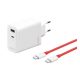 OnePlus SUPERVOOC 120W univerzális hálózati töltő adapter fehér