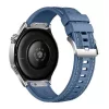 HUAWEI Watch GT 5 okosóra (46mm, beépített GPS, aktivitásmérő, pulzusmérő, IPX7 vízálló, szőtt szilikon szíj) KÉK