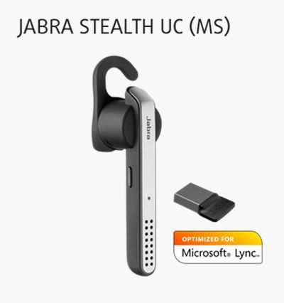 Jabra Stealth UC™, Bluetooth Headset for Mobile phone and PC (via mini Dongle),