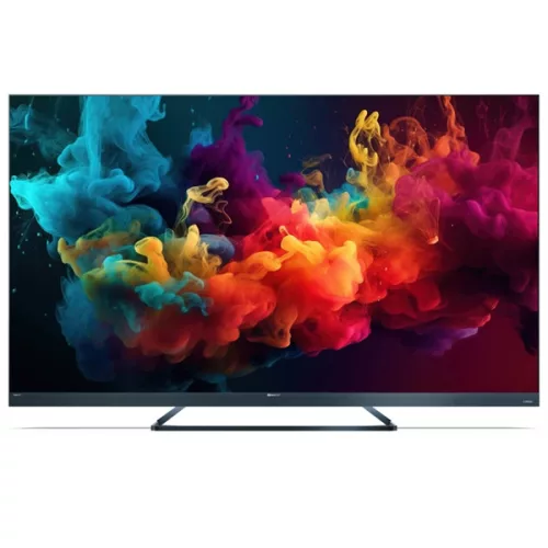 SHARP 55FQ5EG 55"/139cm, 4K UHD Quantum Dot Google TV Harman/Kardon hangszórókkal, 144Hz, 3840x2160,  4xHDMI/2xUSB