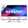 SHARP 55GR8265E 55"/139cm 4K UHD QLED Google TV Harman/Kardon hangszórókkal, 144 Hz, 3840x2160, 4xHDMI/2xUSB