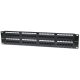 Manhattan Patch panel - CAT6 UTP patch panel, 48 portos, 2U, Fekete