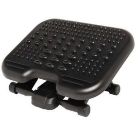   KENSINGTON Lábtartó (SoleMassage Height and Tilt Adjustable Foot Rest with Stimulating Surface, Black)