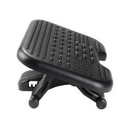 KENSINGTON Lábtartó (SoleMassage Height and Tilt Adjustable Foot Rest with Stimulating Surface, Black)