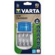 Varta AA/AAA NiMH akkumulátor töltő ezüst + 4xAA 2600mAh (R2U) + 12V & USB