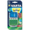 Varta AA/AAA NiMH akkumulátor töltő ezüst + 4xAA 2600mAh (R2U) + 12V & USB